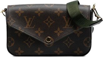 Louis Vuitton 2021-2025 Monogram Felicie Strap And Go crossbody bag - Bruin