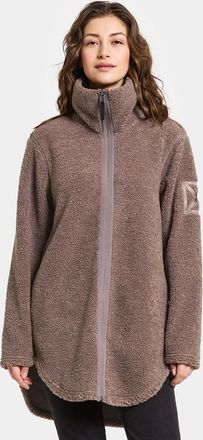 Didriksons 1913 Womens Didriksons Umi 3 Womens Full Zip Fleece - Bark F03 - Brown - Size: 12
