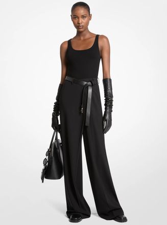 Michael Kors Kasia Leather Wrap Belt