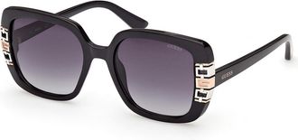 Guess GU00294 01B Womens Sunglasses Black Size 52