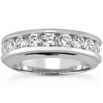 Pompeii3 Mens 1 3/4 Ct T. W. Diamond Ring 10k White Gold