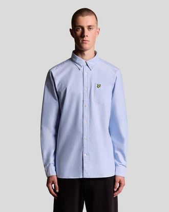Lyle & Scott Plain Oxford Shirt in Riviera at Nordstrom, Size Xx-Large