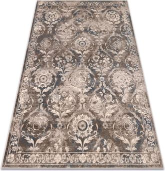 RugsX Rugsx - Alfombra Nain Ornamento, Vintage, 7601/51625 Beige / Azul Beige 160x230 Cm