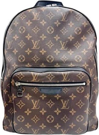 Louis Vuitton Pre-owned Vintage Monogram Rugzak - Heren - Vintage Rugzakken - Bruin - ONE Size - Leer - Vintage