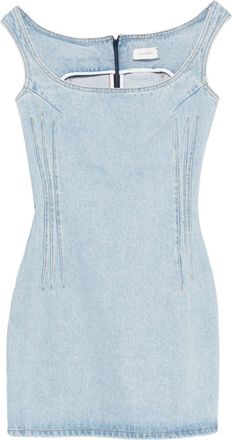 Magda Butrym Denim Mini Dress - Womens - Cotton