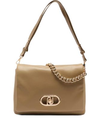 Liu Jo LaPuffy large braided chain logo satchel - Neutrals
