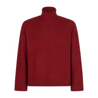 Emporio Armani Turtleneck Sweater - Heren - Coltruien - Rood - XL - Wol - Truien & Vesten
