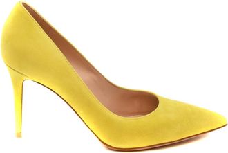 Gianvito Rossi Elegante Decollete Schoenen - Dames - Pumps - Groen - 36 1/2 EU - Schoenen
