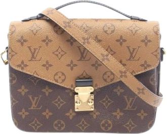 Louis Vuitton Pre-owned Pochette Metis Monogram Reverse 2way Bag - - Pre-owned - Donna - Marrone - ONE SIZE