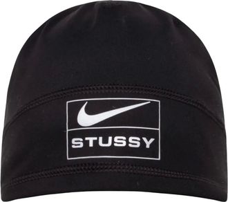 St&uuml;ssy Accessoires, unisex, Zwart, ONE Size, Peached Thermal Beanie