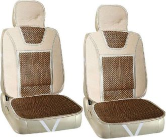 Trade Shop Trade Shop - Coppia Coprisedili Schienale Auto Copri Sedile Estivo Anteriore Cardiff Sc-041