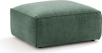 La Redoute Interieurs Modulaire poef in getextureerd fluweel, Seven