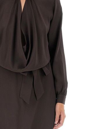 Kiton 100% Silk Dress - Brown