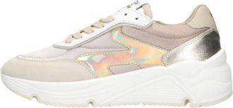 Hip H1835 Sneakers - Dames - Schoenen - Beige - Maat: 37 EU Leer