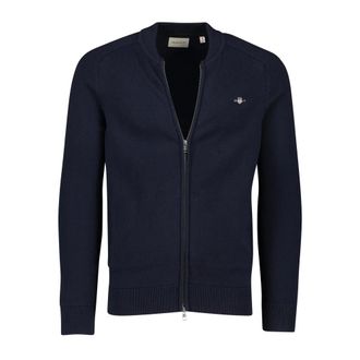 GANT Truien & Vesten, Heren, Blauw, 3Xl, Katoen, Donkerblauwe Vest