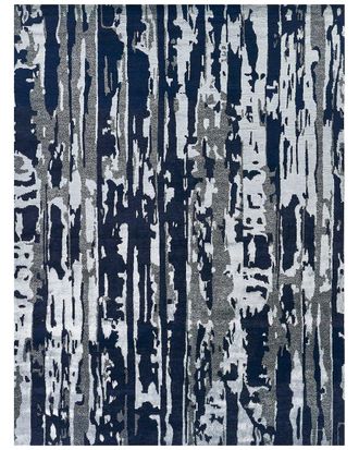Exquisite Rugs Carrina Hand Knotted Wool/Bamboo Silk Area Rug