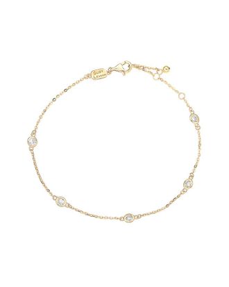 Suzy Levian 14K 1.00 Ct. Tw. Diamond Station Bracelet