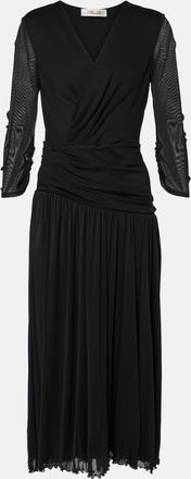 Diane Von Fürstenberg Gaj mesh midi dress