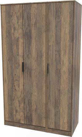 Welcome Furniture Havana Ready Assembled Wardrobe with 3 Doors - Vintage Oak - Welcome Furniture | TJ Hughes