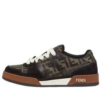 Fendi SS26 Match Trainers Brown 7E1688AQ6IF1PXA