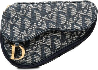 Dior Pre-owned Dior Diorissimo Canvas Saddle Pouch Ladies AZWDSVC3398KW327