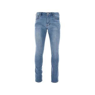 Emporio Armani Jeans, Heren, Blauw, W33, Katoen, Slim-fit Jeans