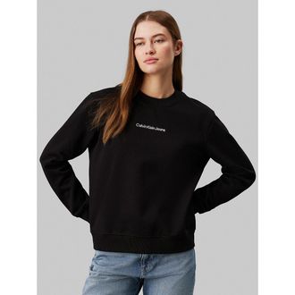Calvin Klein Sweater met ronde hals en lange mouwen