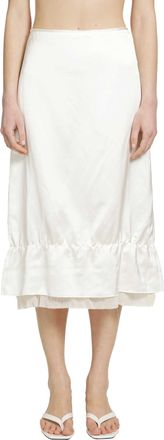 Toteme Layered Satin Skirt