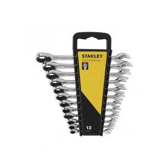 Stanley Stmt82847-0 - Juego De 12 Llaves De Trinquete Rectas - Stanley