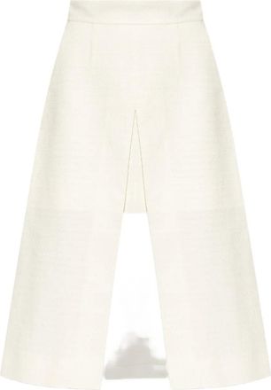 Dolce & Gabbana Gonna con spacco - Bianco