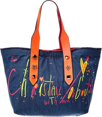 Christian Louboutin Canvas & Leather Tote