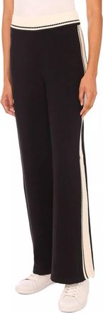 Vince Camuto Trim Detail Track Pant In Black