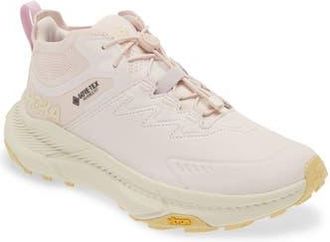 Hoka One One Transport Chukka Gore-Tex Waterproof Running Shoe in Cosmic Pearl /Oat Milk at Nordstrom Rack, Size 7.5