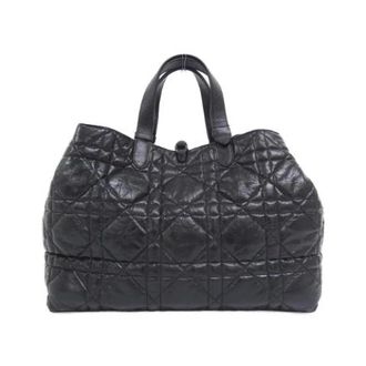 Dior Pre-owned Toujours Calf Tote Bag - Dames - Pre-owned - Zwart - Maat: ONE Size Leer