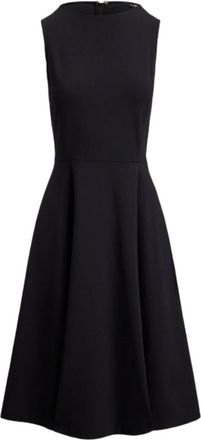 Ralph Lauren Ponte Mouwloze Jurk - Dames - Jurken - Zwart - Maat: XS Nylon