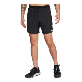 Nike Mens Nike Solid Color Logo Sports Running Black Shorts DM4762-010