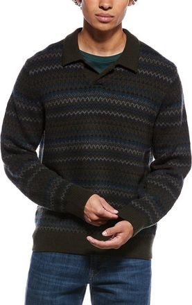 Vince Fairaisle Wool & Cashmere-Blend Shirt