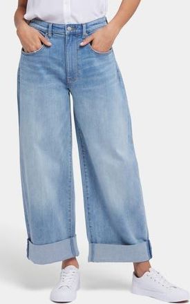 NYDJ Renee Baggy Wide Leg Jeans in Santiago Sea at Nordstrom Rack, Size 14