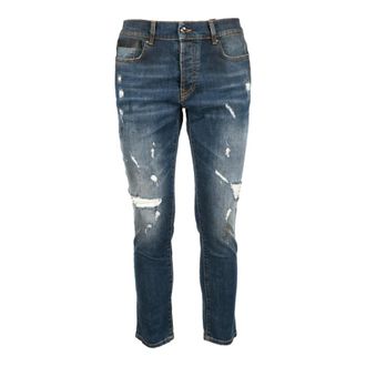 Costume National Skinny Jeans, male, Blue, Size: W34 Skinny Jeans