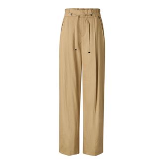 Bogner Pleated trousers Candy for women - Camel - 34