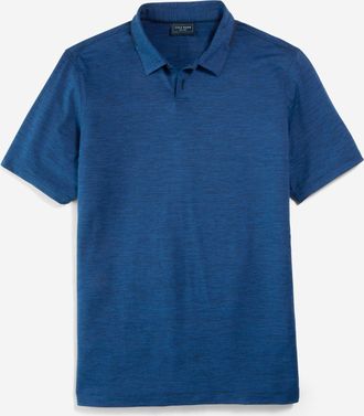 Cole Haan Mens Founders Polo Shirt - Blue Size Medium