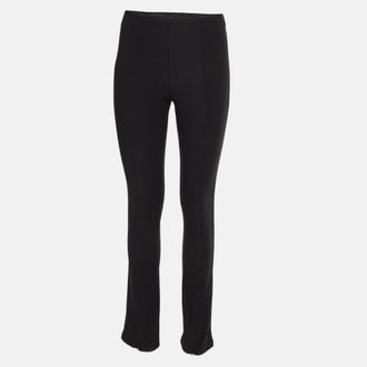 Frankie Shop Black Jersey Regular Fit Pants