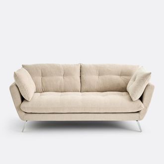 La Redoute Interieurs 3-, 4- of 5-zitsbank in gem&ecirc;leerd polyester, TOMI