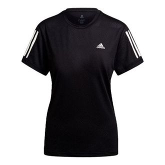 adidas (WMNS) adidas Own the Run Cooler T-Shirt Asia Sizing Black H59273