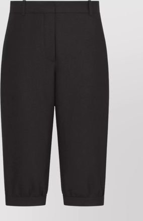Dior trousers with elastic cuffs and front pleats