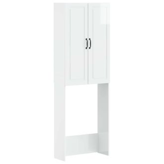 vidaXL Mueble De Ba&ntilde;o Utrecht Blanco Brillante 66 X 25,5 X 190 Cm Vidaxl