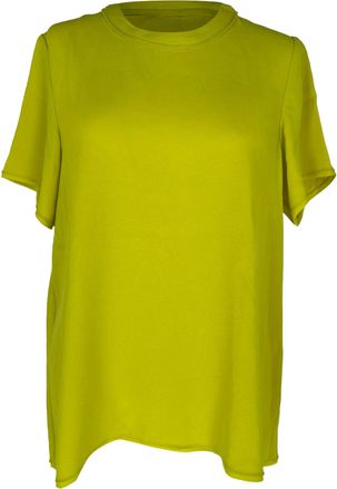 Proenza Schouler Crewneck Blouse in Apple Green Acetate