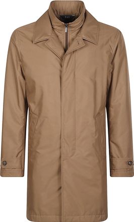 Fay Morning Double Front Polyester Raincoat