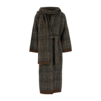 Brunello Cucinelli Dames, Mantels, Veelkleurig, Maat: S Mohair
