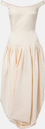 Magda Butrym Abito lungo in cotone e seta